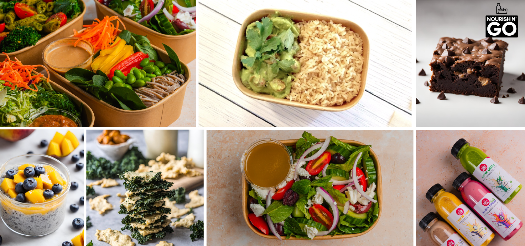 Grab & Go Vegetarian Kiosk – Fresh and Healthy Options